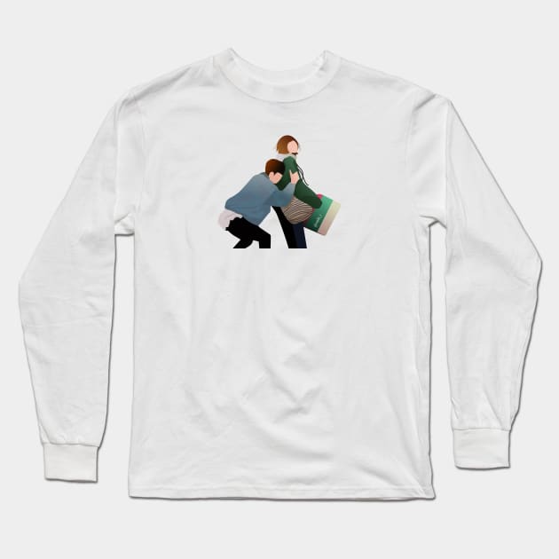 weightlifting fairy kim bok joo Long Sleeve T-Shirt by nelkrshop